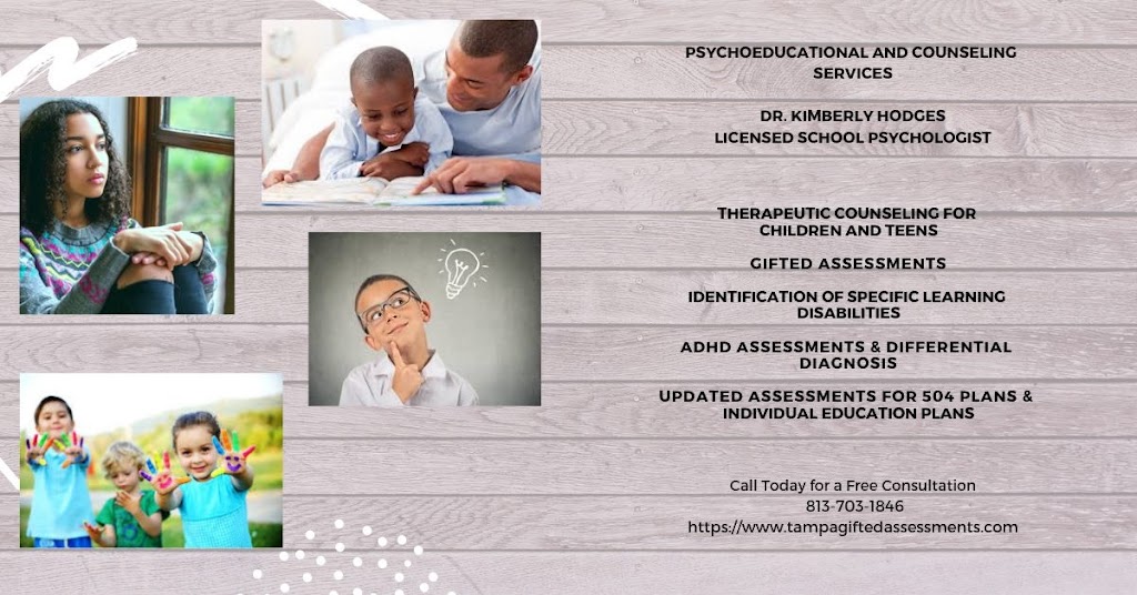 Dr. Kimberly Hodges, Licensed School Psychologist | 3848 Flatiron Loop Suite 102, Wesley Chapel, FL 33544 | Phone: (813) 703-4846