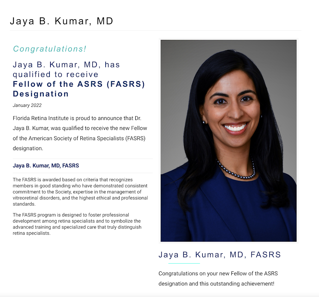 Jaya B. Kumar, MD | 424 Treemont Dr, Orange City, FL 32763, USA | Phone: (386) 775-9909
