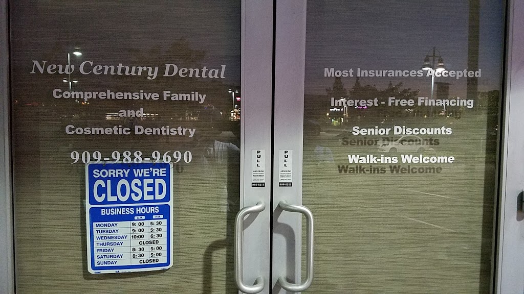 New Century Dental Care | 1520 N Mountain Ave #123, Ontario, CA 91762, USA | Phone: (909) 988-9690