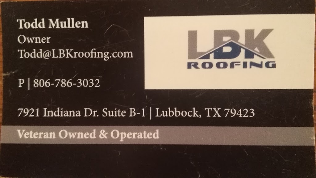 LBK Roofing | 608 E Farm to Market Rd 1585, Lubbock, TX 79423, USA | Phone: (806) 786-3032