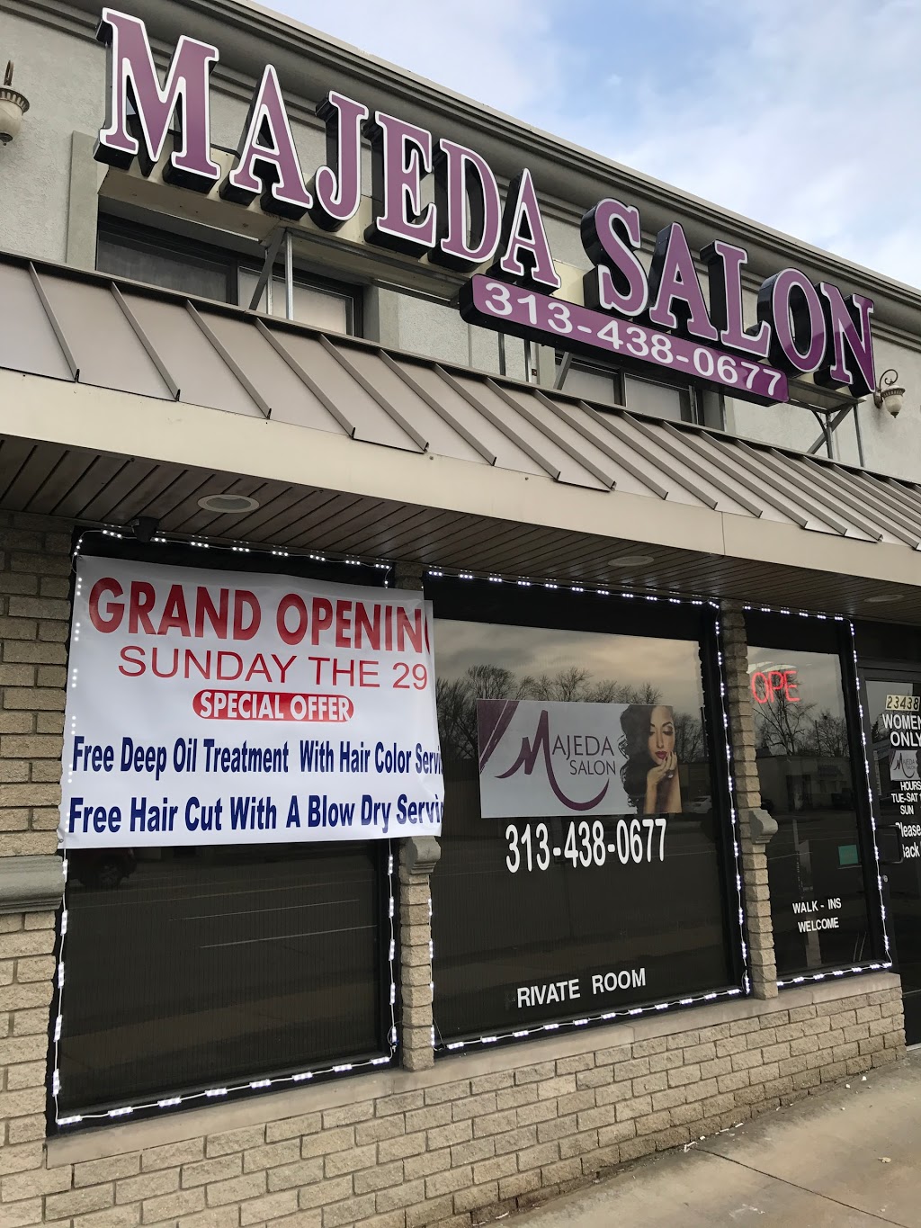 Majeda Salon | 23438 Ford Rd, Dearborn Heights, MI 48127 | Phone: (313) 438-0677