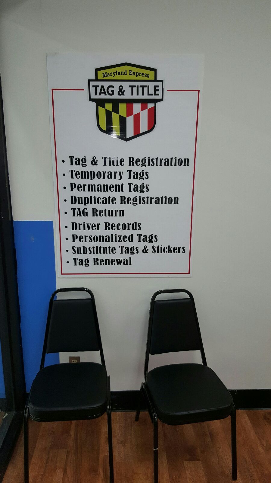 Maryland Speedy Tag & Title | 7900 Ritchie Hwy #203, Glen Burnie, MD 21061, USA | Phone: (410) 590-2664