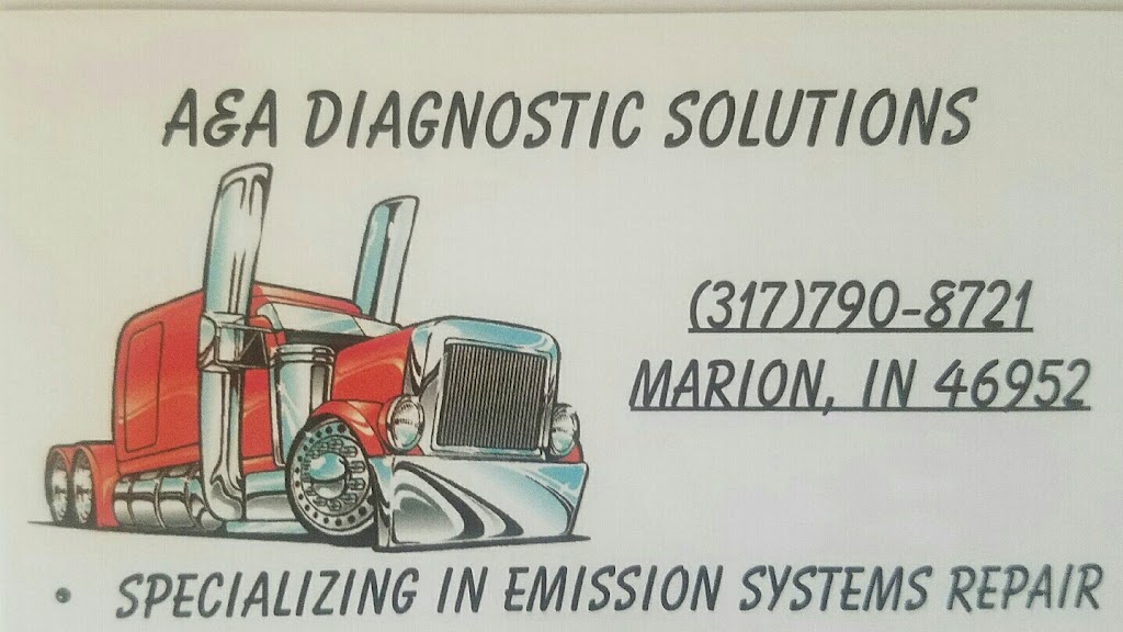A&A Diagnostic Solutions | 3214 S Poplar St, Marion, IN 46953, USA | Phone: (317) 790-8721