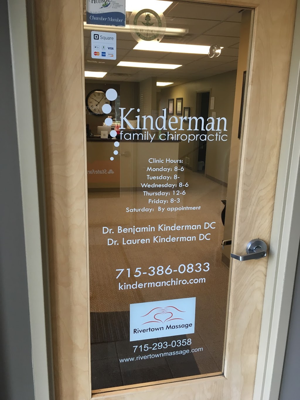 Kinderman Family Chiropractic | 2217 Vine St Suite #102, Hudson, WI 54016, USA | Phone: (715) 386-0833