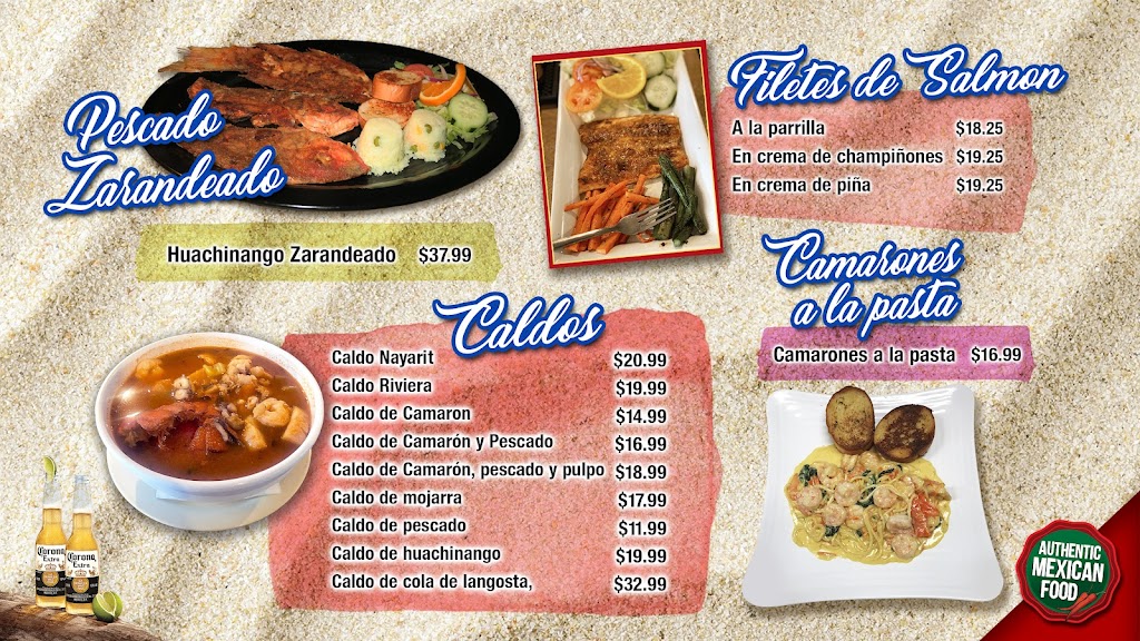 Mariscos La Riviera Nayarit | 10601 New Church Rd, Dallas, TX 75238, USA | Phone: (469) 941-4015