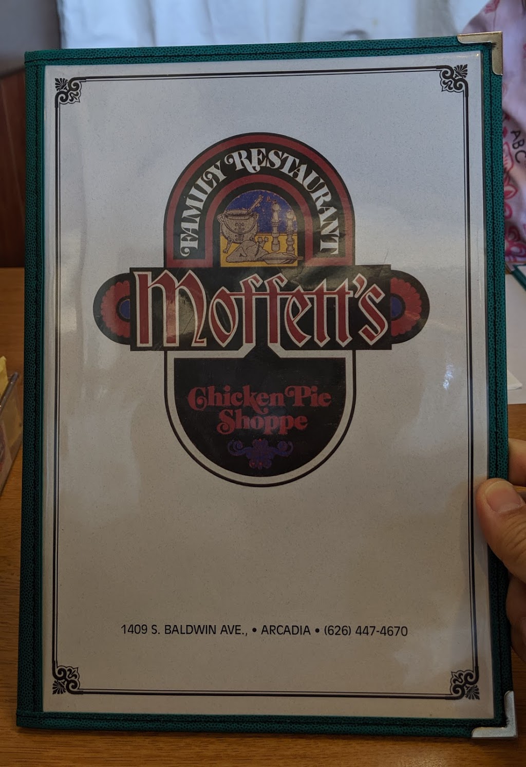 Moffetts Family Restaurant & Chicken Pie Shoppe | 1409 S Baldwin Ave, Arcadia, CA 91007, USA | Phone: (626) 447-4670