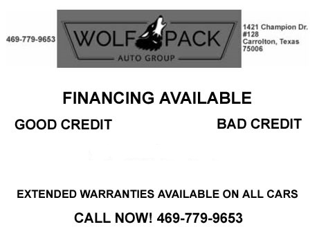 Wolfpack Auto Group | 104 TX-77 Spur #264, Quinlan, TX 75474, USA | Phone: (903) 458-9188