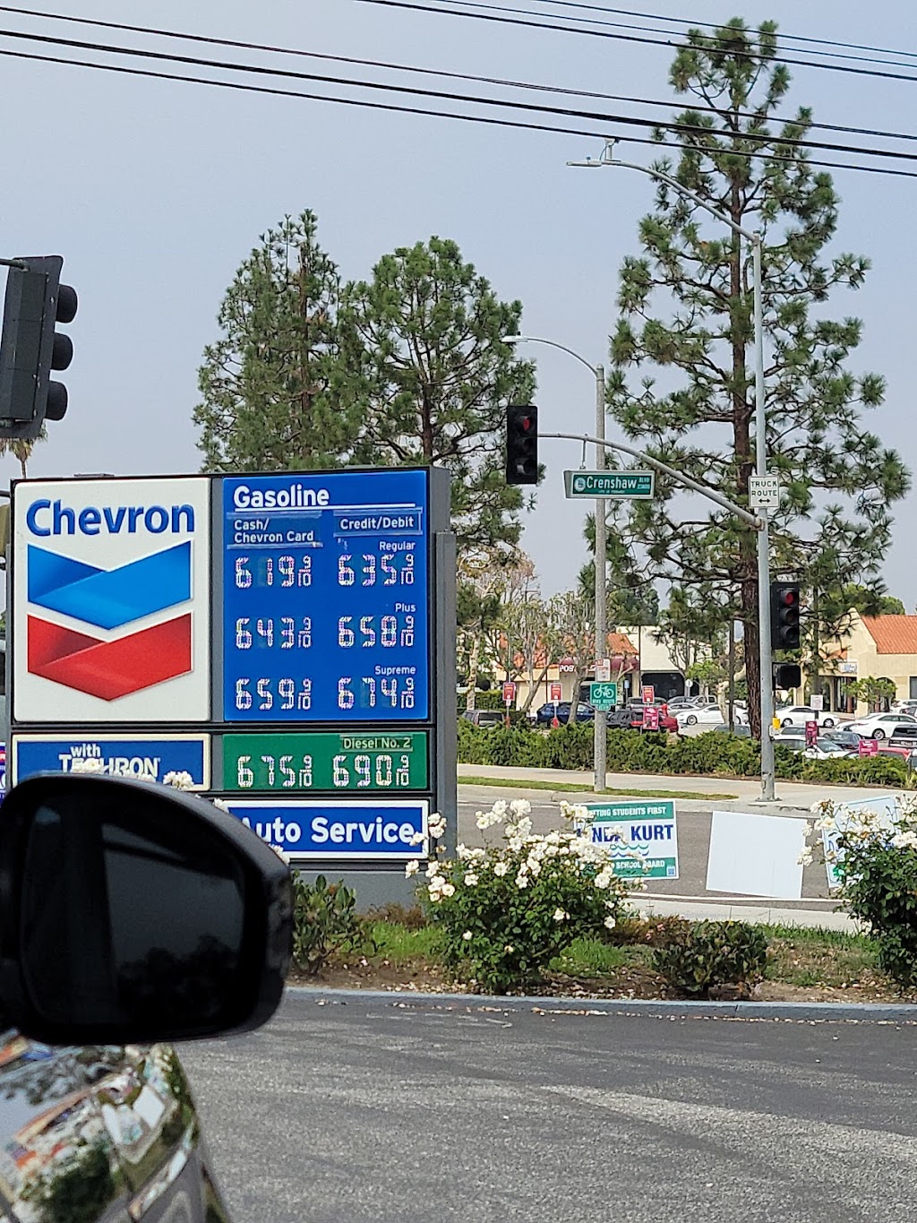 Chevron Gas & Auto Repair | 25905 Rolling Hills Rd, Torrance, CA 90505, USA | Phone: (424) 328-0140