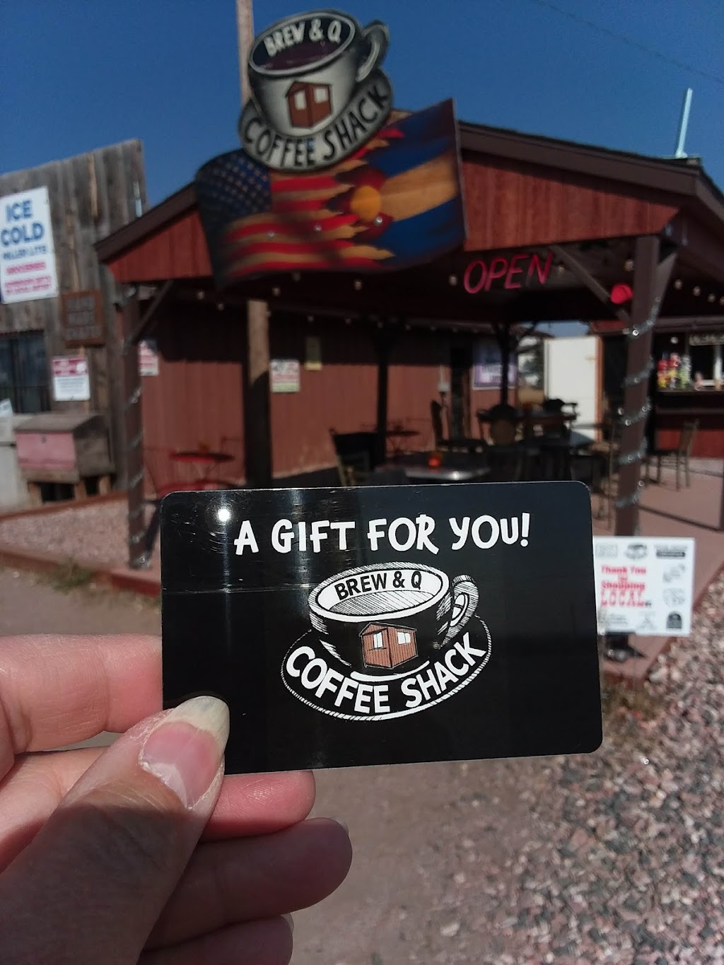 Coffee Shack Brew and Q | 18880 US-24, Peyton, CO 80831, USA | Phone: (719) 200-5948