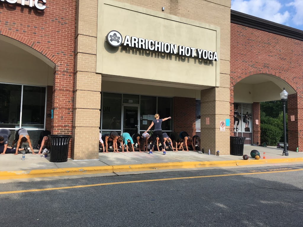 Arrichion Hot Yoga + Circuit Training Durham | 1612 Carpenter Fletcher Rd, Durham, NC 27713, USA | Phone: (919) 864-1712