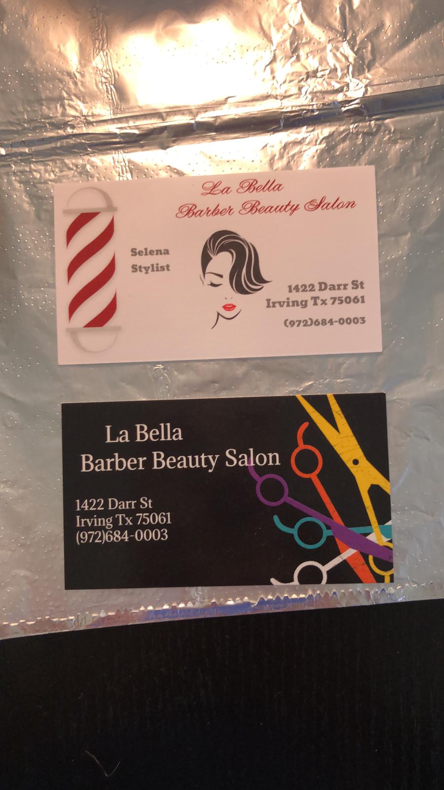La Bella Barber & Beauty Salon | 1422 Darr St, Irving, TX 75061, USA | Phone: (972) 684-0003