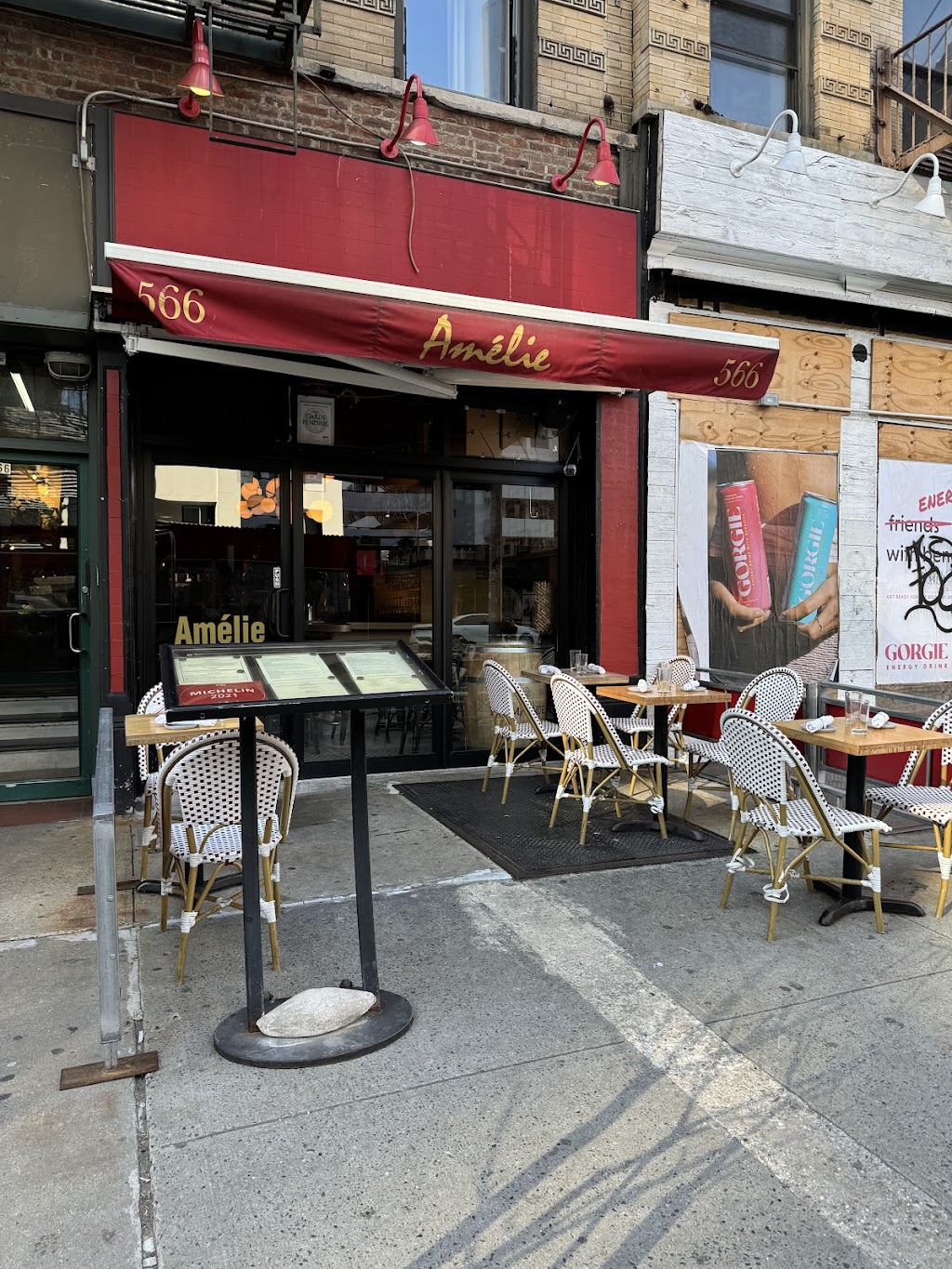 Amelie Bistro & Wine Bar upper west side | 566 Amsterdam Ave, New York, NY 10024, USA | Phone: (646) 422-7167