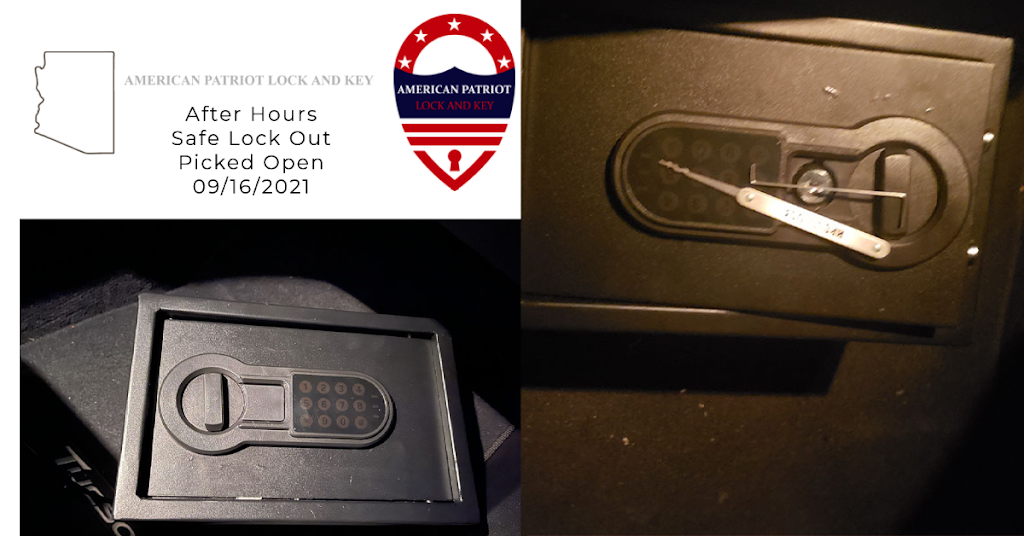 American Patriot Lock and Key | 11242 E Camino St, Mesa, AZ 85207, USA | Phone: (480) 717-6470