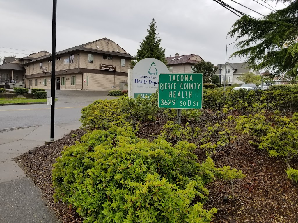 Tacoma-Pierce County Health Department | 3629 S D St, Tacoma, WA 98418, USA | Phone: (253) 649-1500