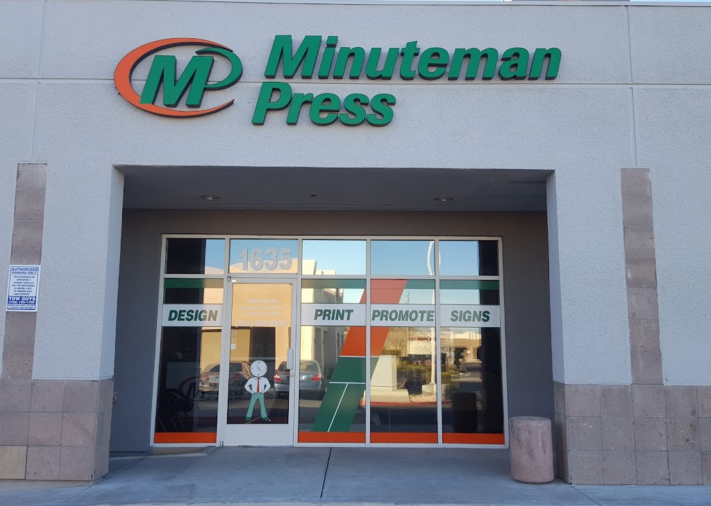 Minuteman Press Henderson | 1635 W Warm Springs Rd, Henderson, NV 89014, USA | Phone: (702) 638-8383