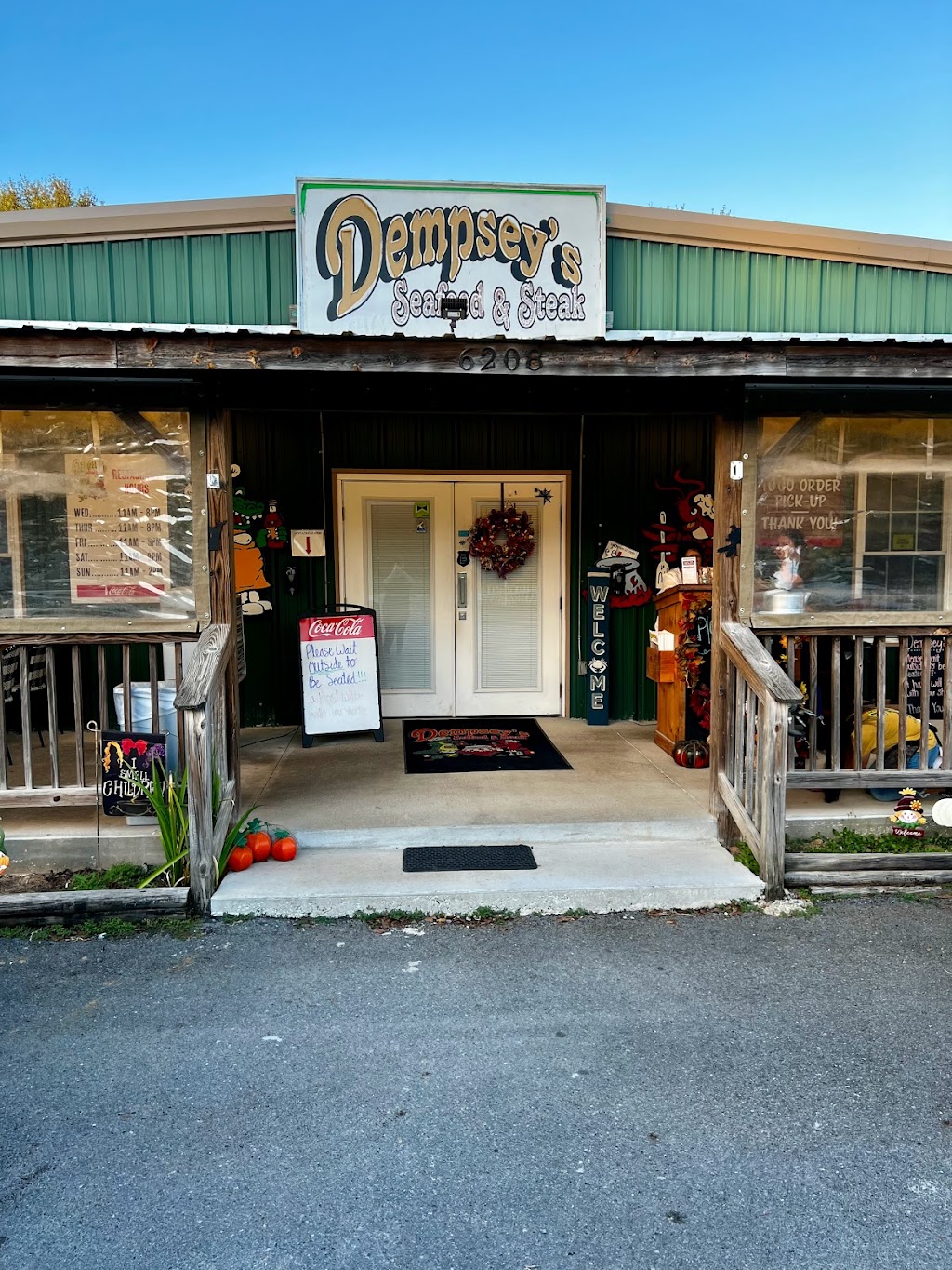 Dempseys Seafood & Steak | 6208 Kiln Delisle Rd, Kiln, MS 39556, USA | Phone: (228) 255-2043