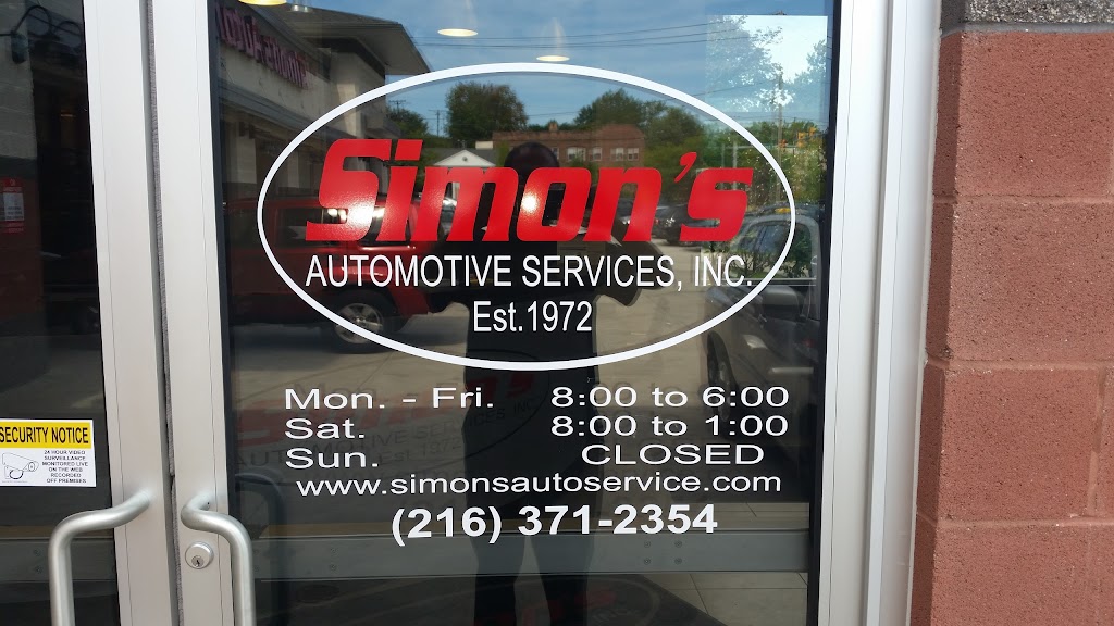 Simons Auto Services | 1830 Lee Rd, Cleveland Heights, OH 44118, USA | Phone: (216) 371-2354