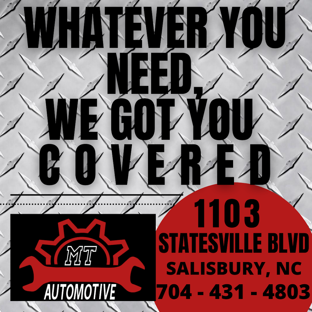 MT Automotive | 1103 Statesville Blvd, Salisbury, NC 28144, USA | Phone: (704) 431-4803