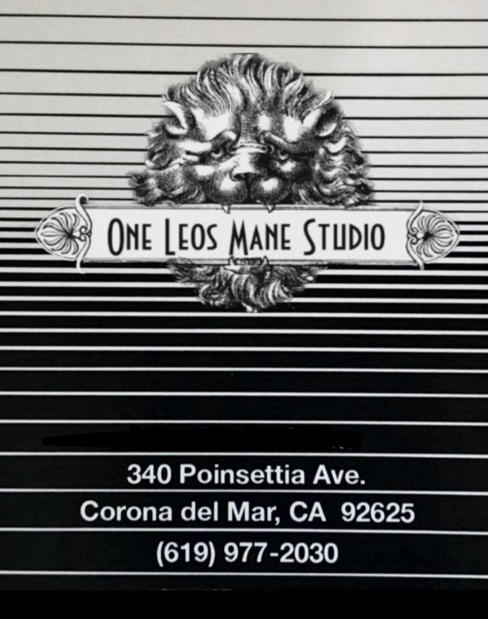 One Leos Mane Studio | 340 Poinsettia Ave, Corona Del Mar, CA 92625, USA | Phone: (619) 977-2030