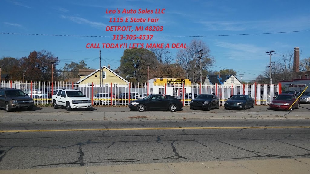 Leos Auto Sales LLC | 1115 E State Fair Ave, Highland Park, MI 48203, USA | Phone: (313) 305-4537