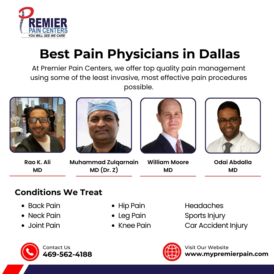 Premier Pain Centers | 2071 N Collins Blvd, Richardson, TX 75080, United States | Phone: (469) 562-4188