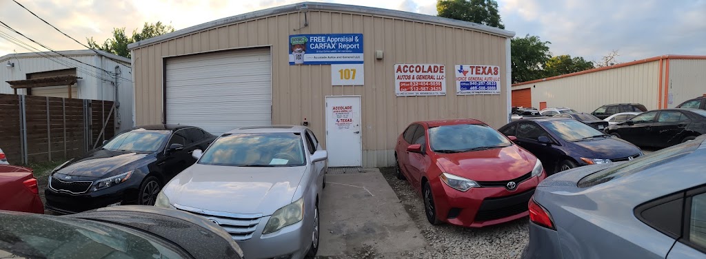 Accolade Autos and General LLC | 107 Industrial Dr, Kennedale, TX 76060, USA | Phone: (512) 587-3425