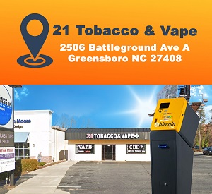 Bitcoin ATM Greensboro - Coinhub | 2506 Battleground Ave A, Greensboro, NC 27408, United States | Phone: (702) 900-2037