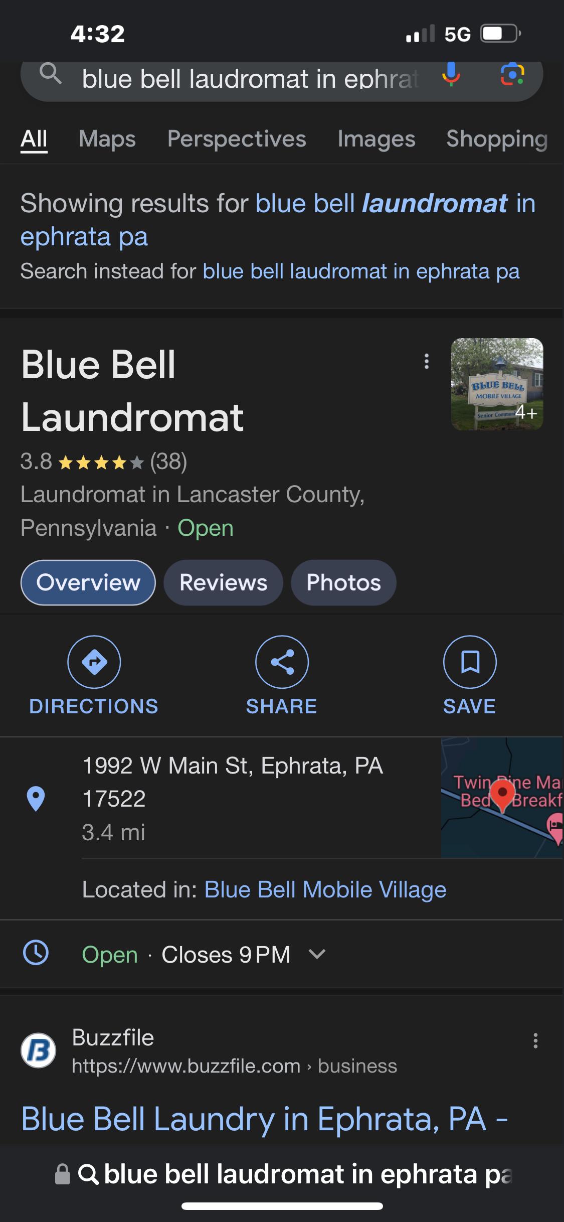 Blue Bell Laundromat | 1992 W Main St, Ephrata, PA 17522, United States