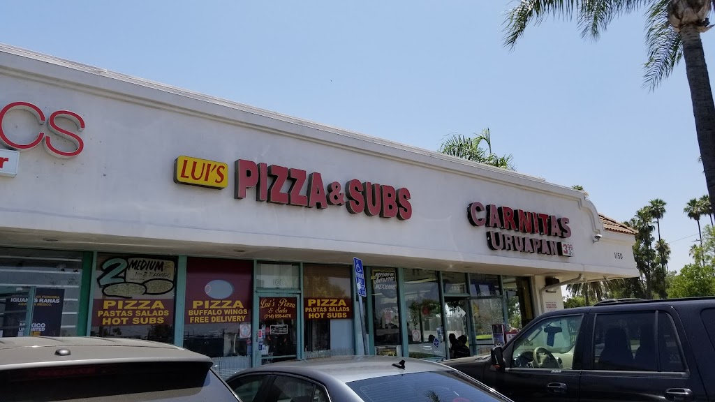 Luis Pizza & Subs | 1150 N Harbor Blvd #106, Anaheim, CA 92801 | Phone: (714) 956-4476