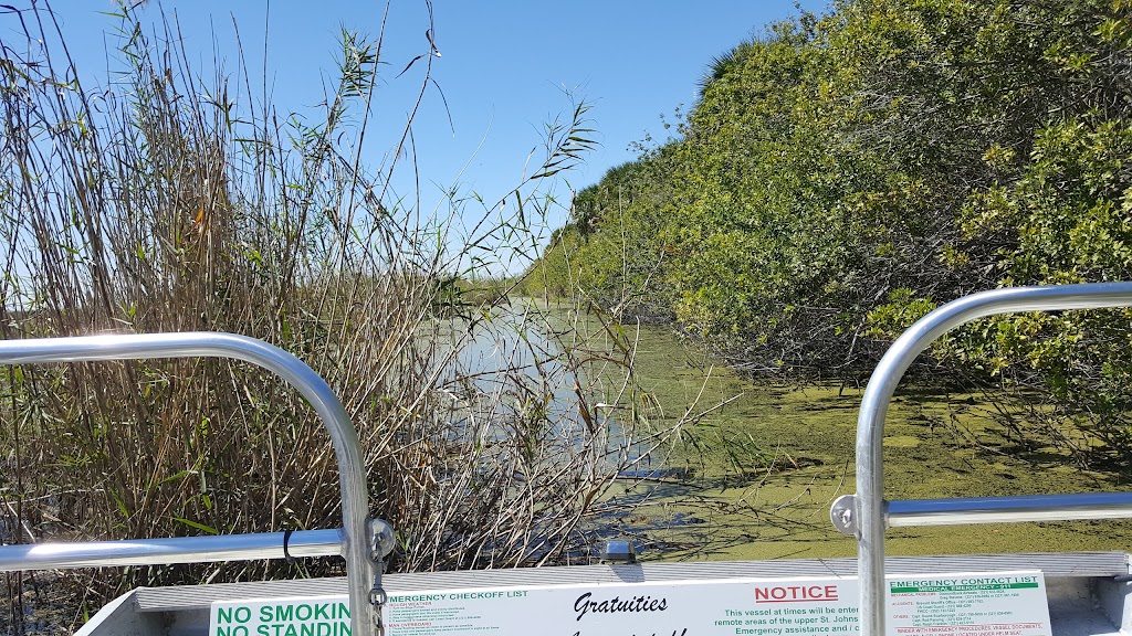 Grasshopper Airboat Eco-Tours | 8190 W King St, Cocoa, FL 32926, USA | Phone: (321) 631-2990