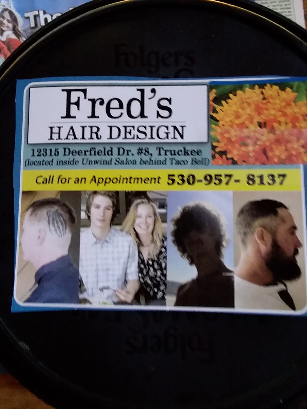 Freds Hair Design | Inside Unwind Salon, 12315 Deerfield Dr # 8, Truckee, CA 96161, USA | Phone: (530) 957-8137