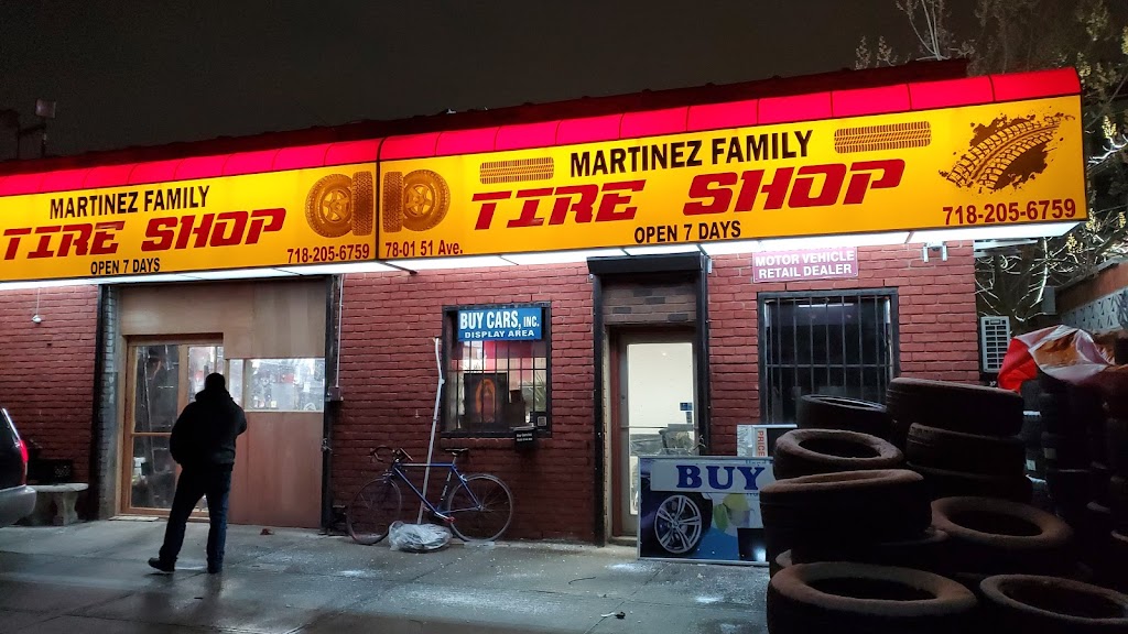 Martinez Family Tire Shop Corp | 78-01 51st Ave, Queens, NY 11373, USA | Phone: (718) 205-6759