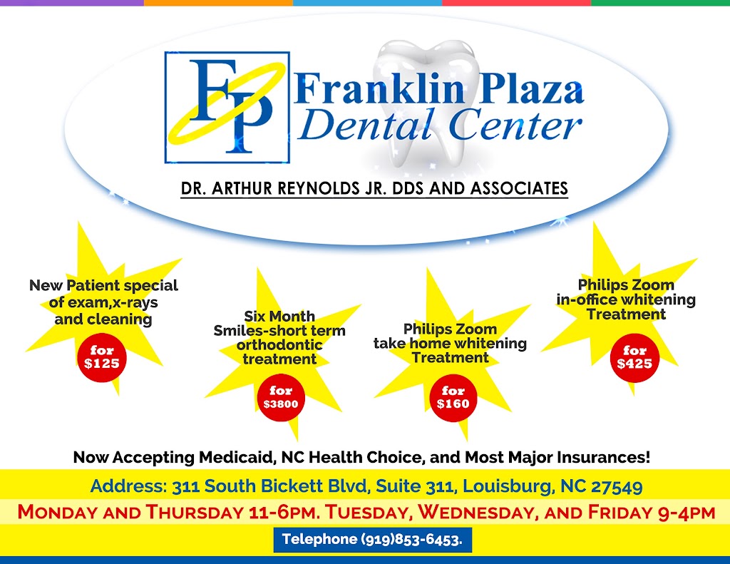 Franklin Plaza Dental Center | 311 S Bickett Blvd #311, Louisburg, NC 27549, USA | Phone: (919) 853-6453