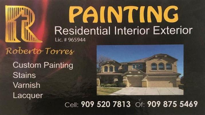 RT Painting | 1023 N Driftwood Ave, Rialto, CA 92376, USA | Phone: (909) 520-7813