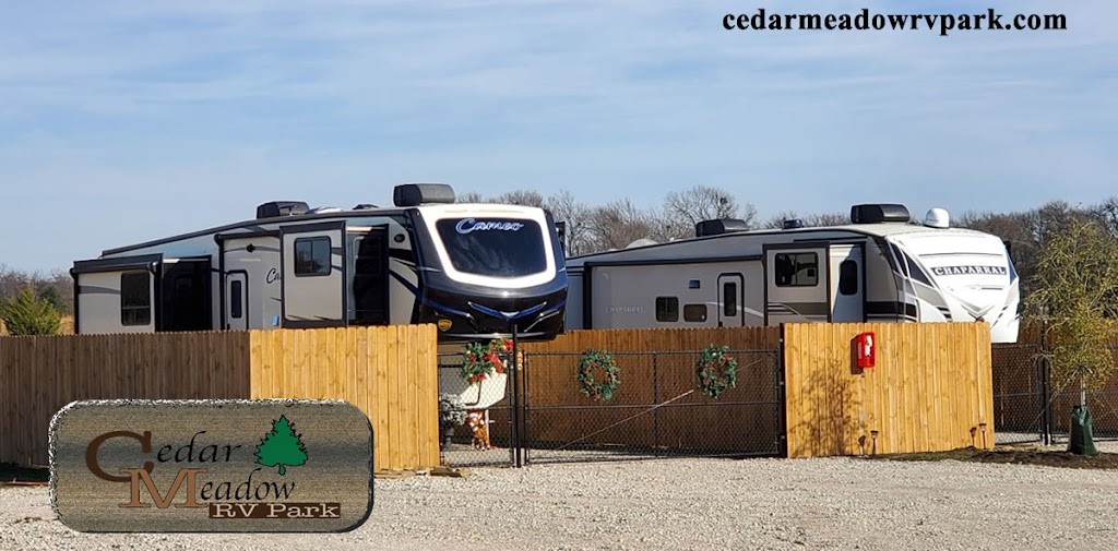 Cedar Meadow RV Park | 21 Cedar Meadow Dr, Anna, TX 75409, USA | Phone: (469) 739-2777