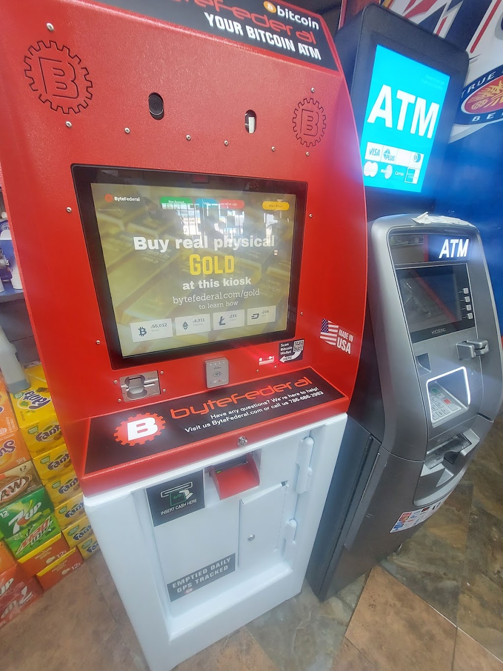 Byte Federal Bitcoin ATM (M&M Food Store) | 100 Forest Hill Dr, Fort Worth, TX 76140, USA | Phone: (786) 686-2983