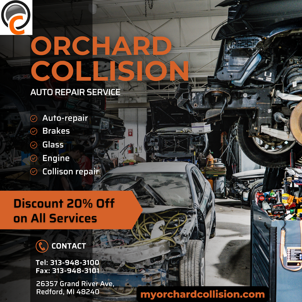 ORCHARD COLLISION INC | 26357 Grand River Ave, Redford Charter Twp, MI 48240, USA | Phone: (313) 948-3100