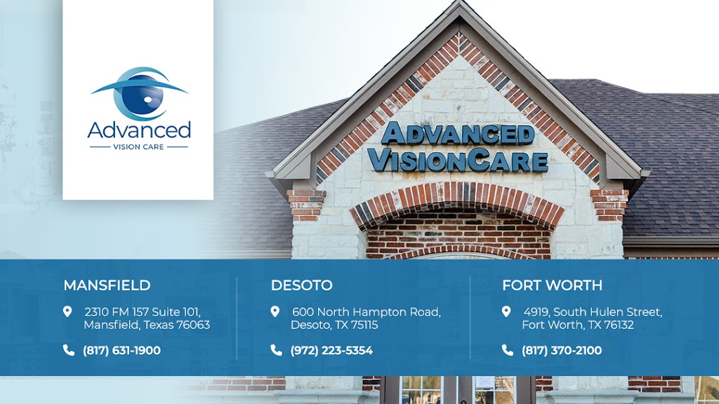 Advanced Vision Care | 600 N Hampton Rd, DeSoto, TX 75115, USA | Phone: (972) 223-5354