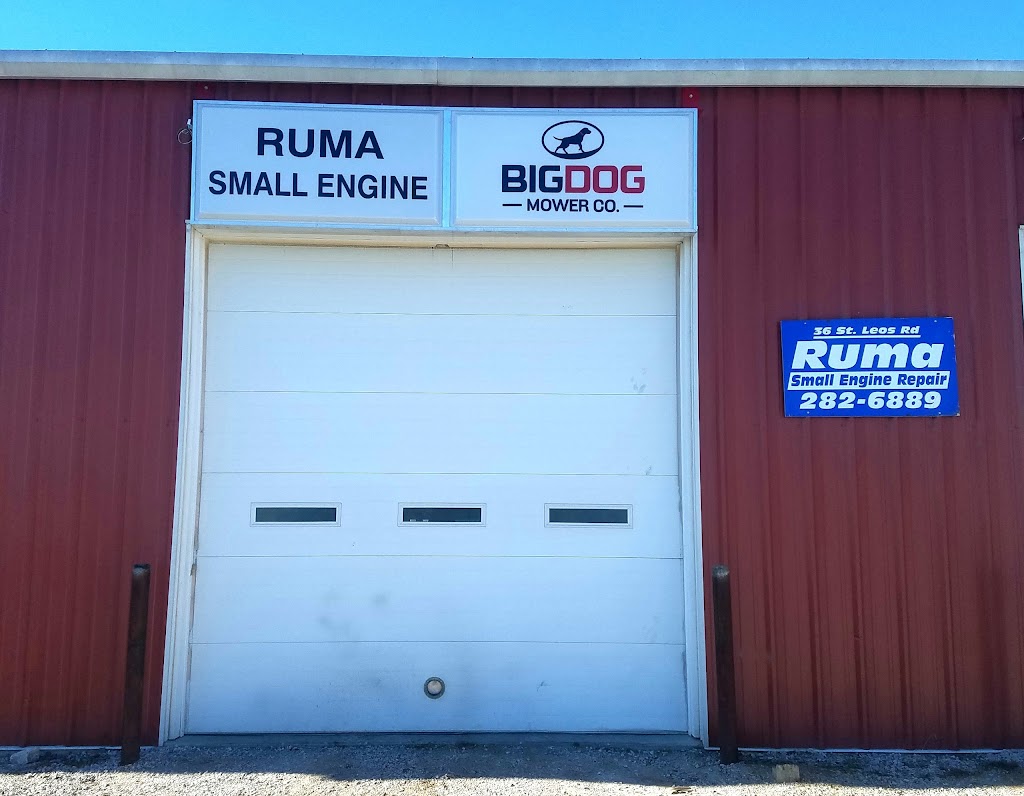 Ruma Small Engine | 36 St Leo Rd suite a, Ruma, IL 62278, USA | Phone: (618) 282-6889