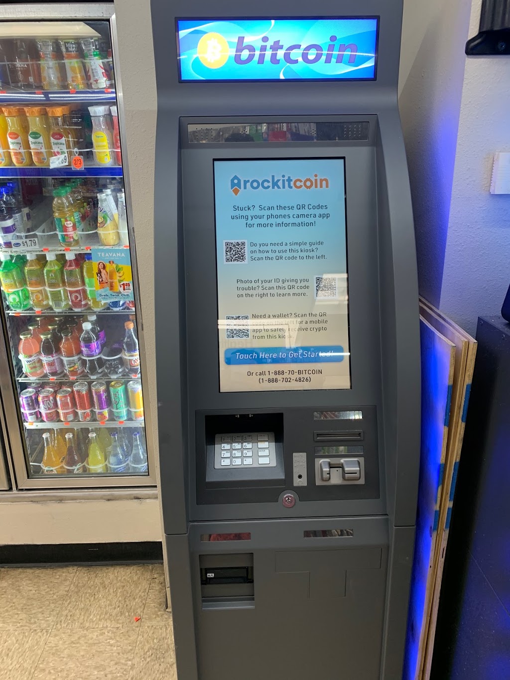 RockItCoin Bitcoin ATM | 1301 N Parsons Ave, Brandon, FL 33510, USA | Phone: (888) 702-4826