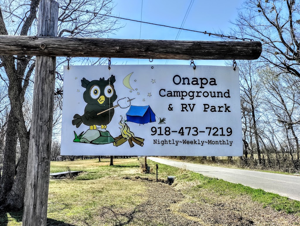 Onapa RV Park | 418686 E 1110 Rd, Checotah, OK 74426, USA | Phone: (918) 473-7219
