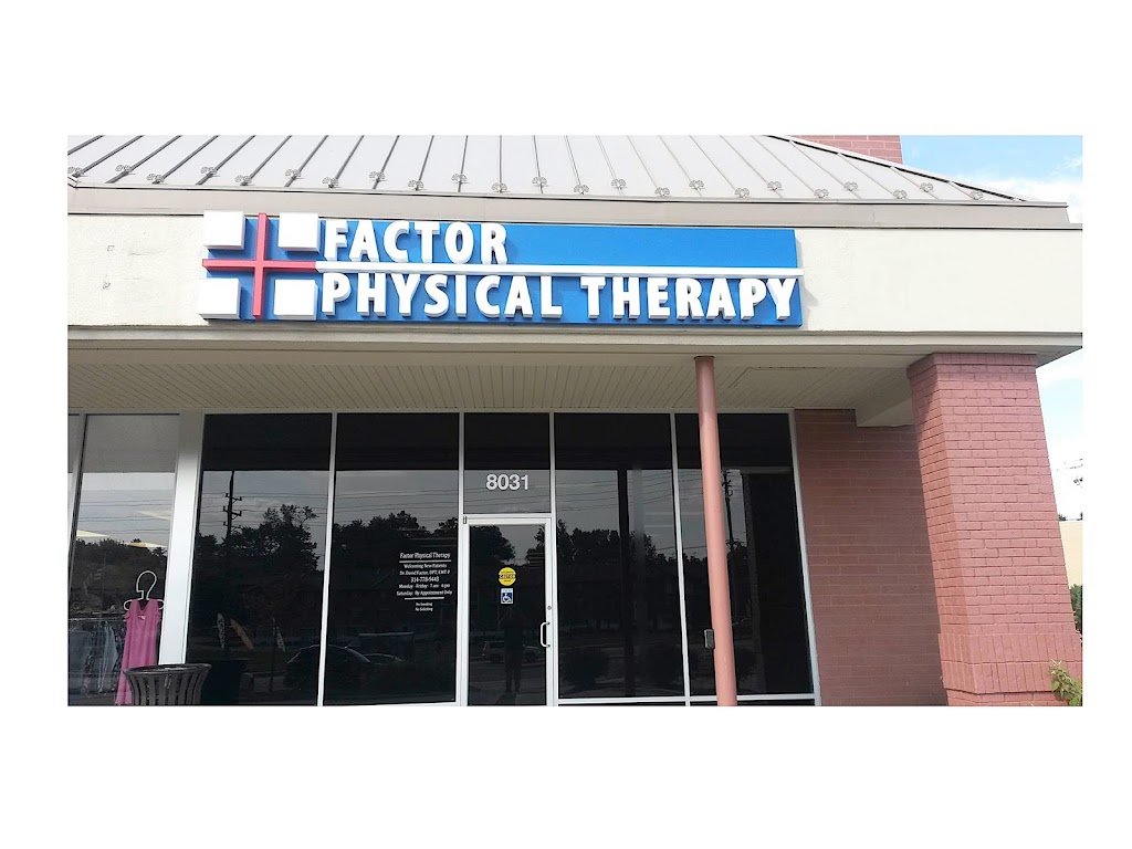 Factor Physical Therapy | 8031 Watson Rd, St. Louis, MO 63119 | Phone: (314) 778-9443