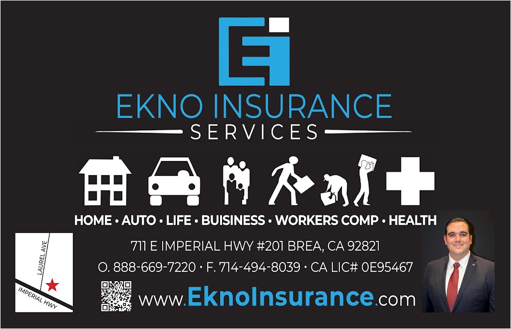 Ekno Insurance Services | 711 E Imperial Hwy #201, Brea, CA 92821, USA | Phone: (888) 669-7220