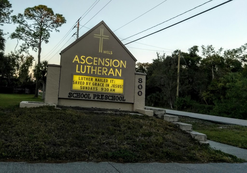 Ascension Lutheran Church and School | 800 McIntosh Rd, Sarasota, FL 34232, USA | Phone: (941) 371-2978