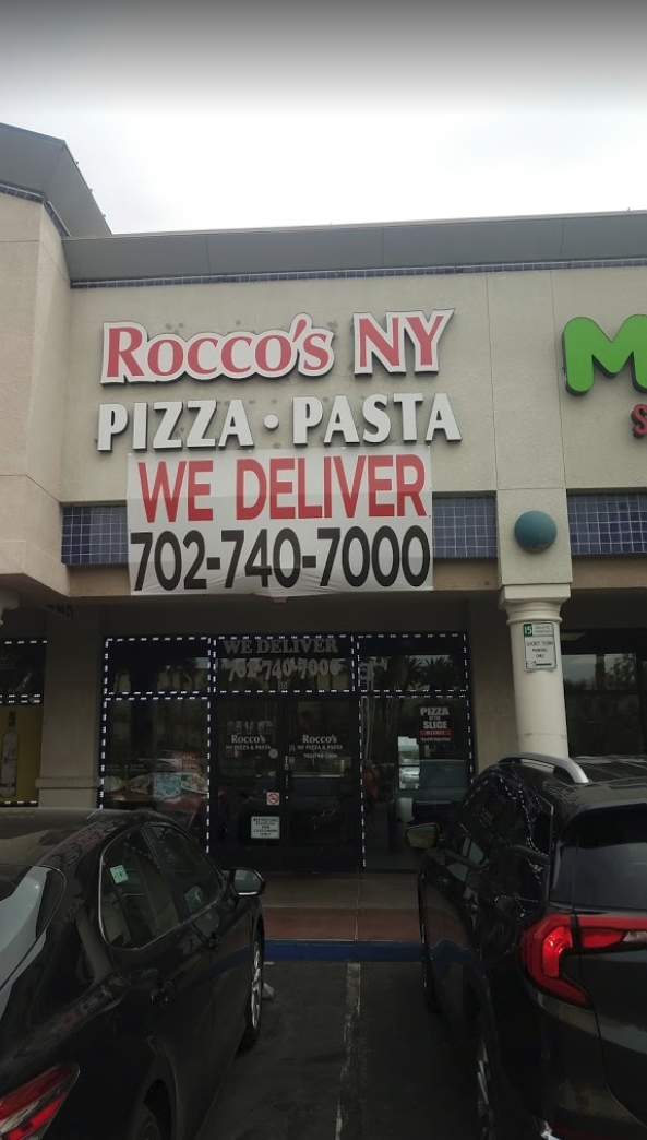 Rocco’s NY Pizza & Pasta | 3999 S Las Vegas Blvd unit d, Las Vegas, NV 89119, USA | Phone: (702) 740-7000