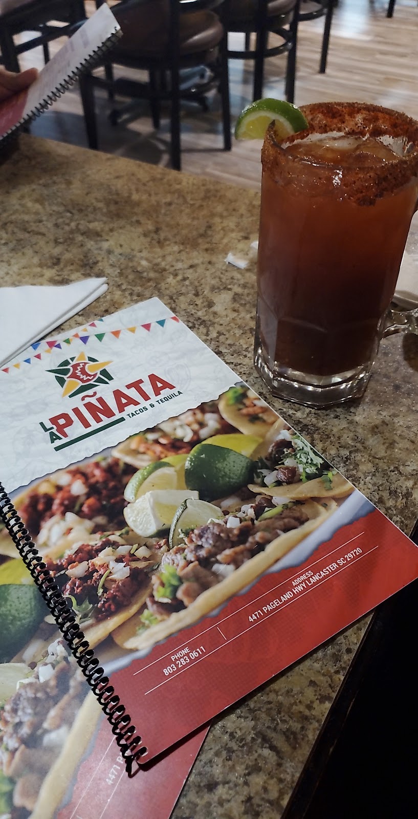 La Piñata Tacos & Tequila | 4471 Pageland Hwy, Lancaster, SC 29720, USA | Phone: (803) 283-0611