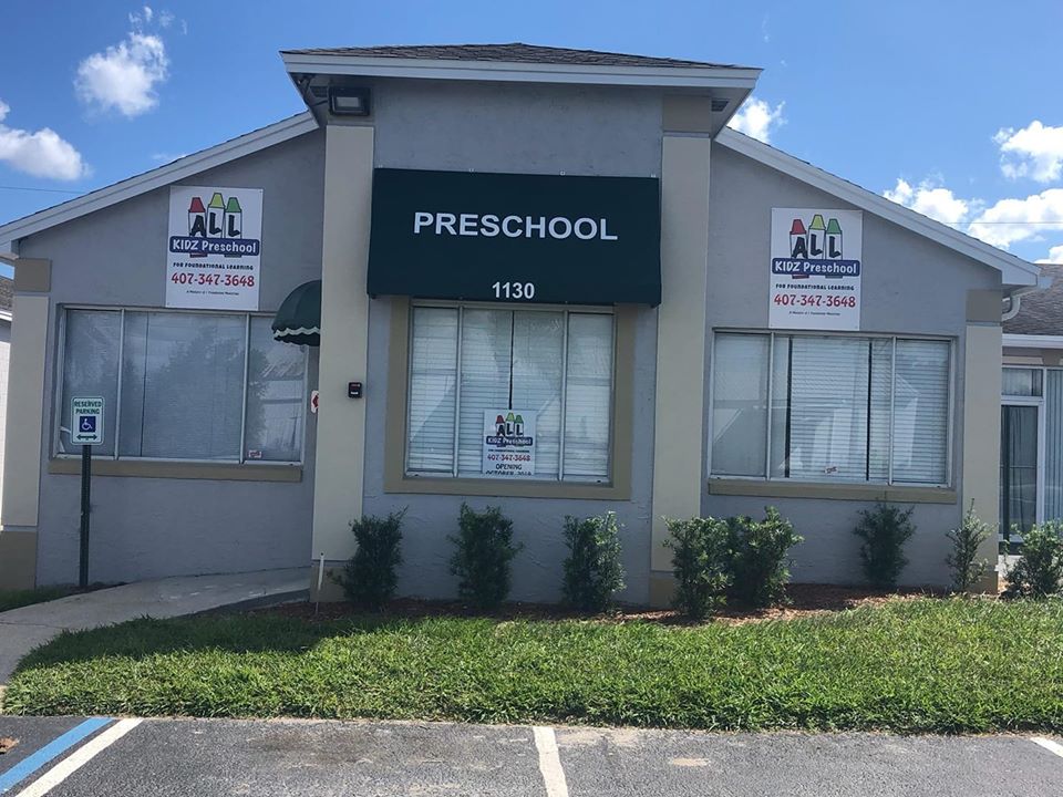 All Kidz Preschool - Winter Garden | 1130 E Plant St, Winter Garden, FL 34787, USA | Phone: (407) 554-5388