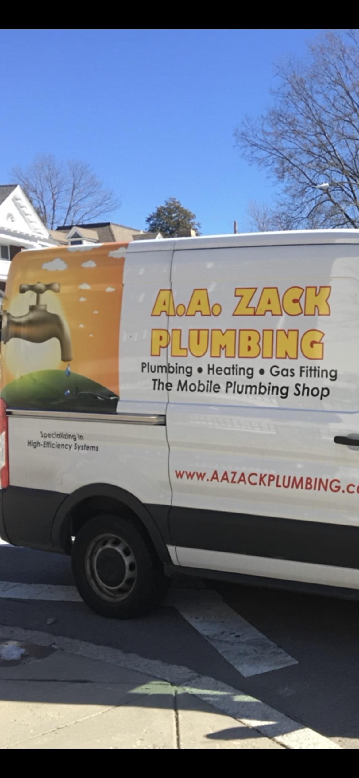 AA Zack Plumbing | 65 Reservoir Ct, Brookline, MA 02445, United States | Phone: (617) 277-1086