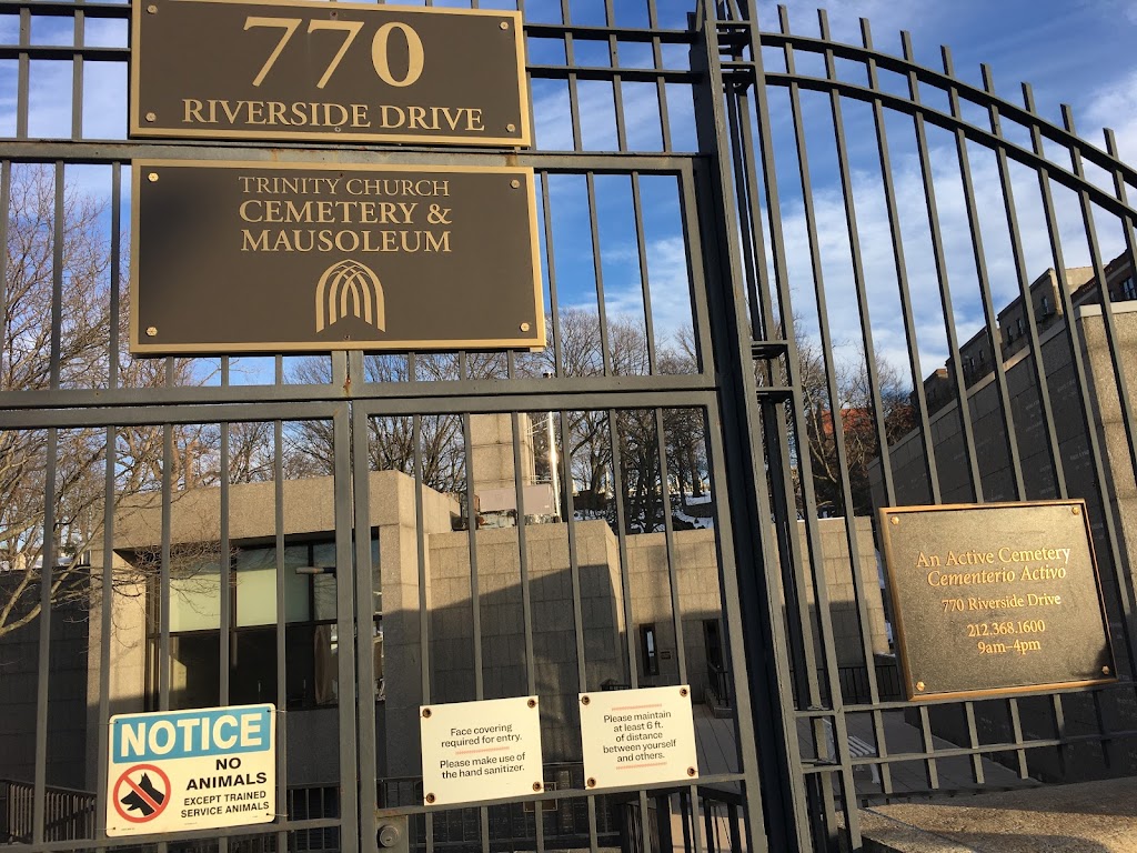 Trinity Church Cemetery and Mausoleum | 770 Riverside Dr, New York, NY 10032, USA | Phone: (212) 368-1600