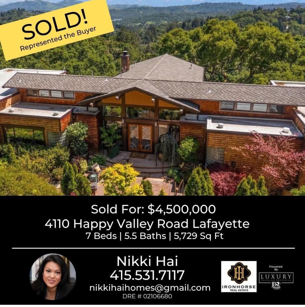 Nikki Hai Realtor | JPAR Iron Horse Real Estate #R02106680 | 550 Main St, Pleasanton, CA 94566, USA | Phone: (415) 531-7117